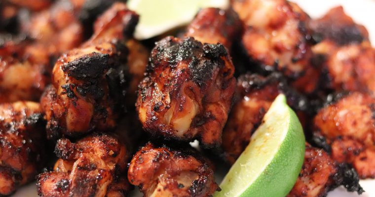 Grilled Ancho Chile Lime Wings